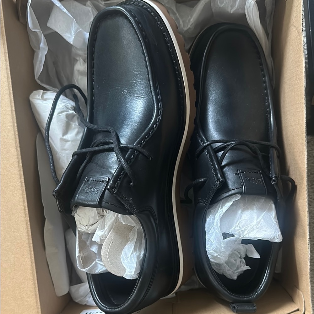 Coach Black Chukka Boots Sleek Design